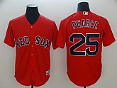 Red Sox 25 Steve Pearce Red Cool Base Jersey,baseball caps,new era cap wholesale,wholesale hats